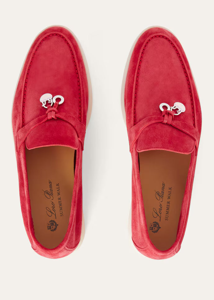 Tango Red - Lilac Wagasa Summer Charms Walk Loafer  Suede